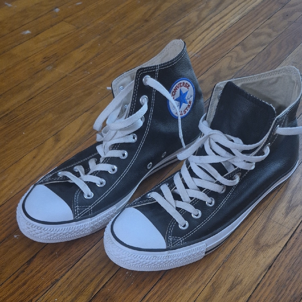 Converse Black and White High-Top Sneakers